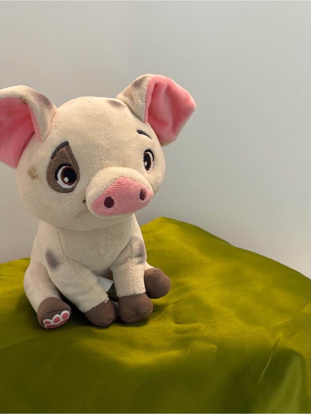 Build-A-Bear Pink, Cream and Brown Pua Pig Plush